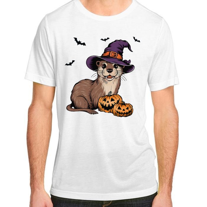 Halloween Otter Funny Witch Otter Adult ChromaSoft Performance T-Shirt