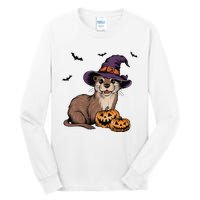 Halloween Otter Funny Witch Otter Tall Long Sleeve T-Shirt