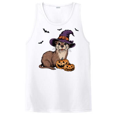 Halloween Otter Funny Witch Otter PosiCharge Competitor Tank