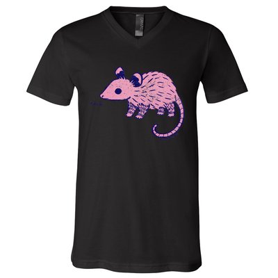 Heck Opossum Funny Animal Gift V-Neck T-Shirt