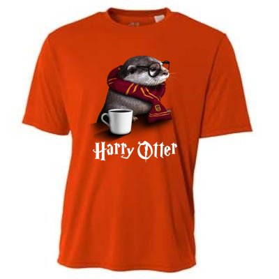 Hairy Otter Funny Christmas And Halloween Otter Gift Cooling Performance Crew T-Shirt