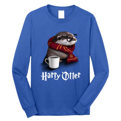 Hairy Otter Funny Christmas And Halloween Otter Gift Long Sleeve Shirt