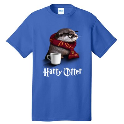 Hairy Otter Funny Christmas And Halloween Otter Gift Tall T-Shirt