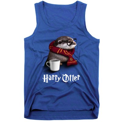 Hairy Otter Funny Christmas And Halloween Otter Gift Tank Top