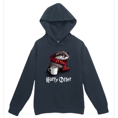 Hairy Otter Funny Christmas And Halloween Otter Gift Urban Pullover Hoodie