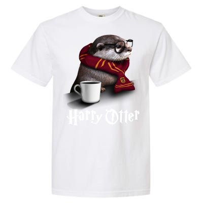 Hairy Otter Funny Christmas And Halloween Otter Gift Garment-Dyed Heavyweight T-Shirt