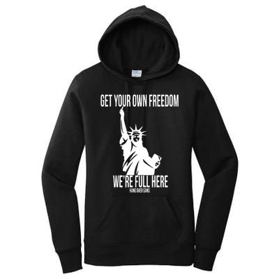 Hang Over Gang Get Your Own Freedom WeRe Full Here Women's Pullover Hoodie