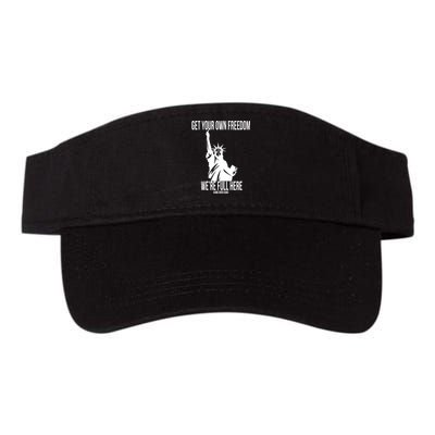 Hang Over Gang Get Your Own Freedom WeRe Full Here Valucap Bio-Washed Visor