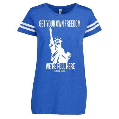 Hang Over Gang Get Your Own Freedom WeRe Full Here Enza Ladies Jersey Football T-Shirt