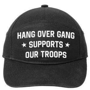 Hang Over Gang Supports Our Troops 7-Panel Snapback Hat