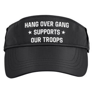 Hang Over Gang Supports Our Troops Adult Drive Performance Visor