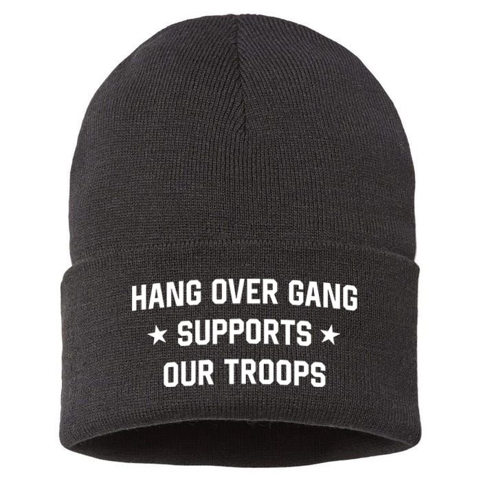 Hang Over Gang Supports Our Troops Sustainable Knit Beanie