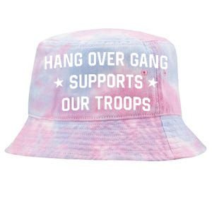 Hang Over Gang Supports Our Troops Tie-Dyed Bucket Hat