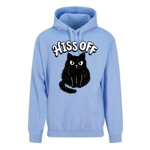 Hiss Off Grumpy Animal Lover Cute Kitten Cat Pet Owner Unisex Surf Hoodie