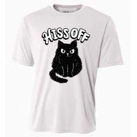 Hiss Off Grumpy Animal Lover Cute Kitten Cat Pet Owner Cooling Performance Crew T-Shirt