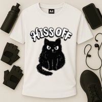 Hiss Off Grumpy Animal Lover Cute Kitten Cat Pet Owner Cooling Performance Crew T-Shirt