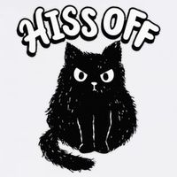 Hiss Off Grumpy Animal Lover Cute Kitten Cat Pet Owner Cooling Performance Crew T-Shirt