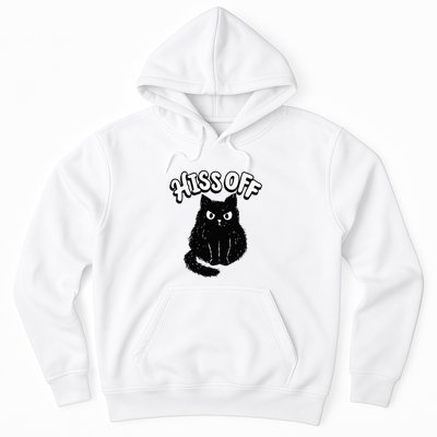 Hiss Off Grumpy Animal Lover Cute Kitten Cat Pet Owner Hoodie