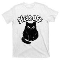 Hiss Off Grumpy Animal Lover Cute Kitten Cat Pet Owner T-Shirt