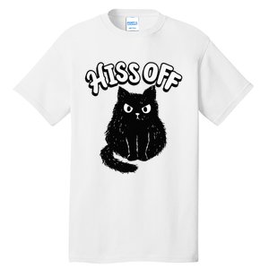 Hiss Off Grumpy Animal Lover Cute Kitten Cat Pet Owner Tall T-Shirt