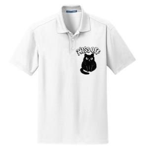 Hiss Off Grumpy Animal Lover Cute Kitten Cat Pet Owner Dry Zone Grid Polo