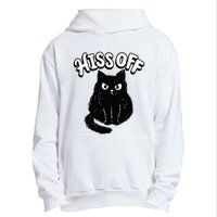 Hiss Off Grumpy Animal Lover Cute Kitten Cat Pet Owner Urban Pullover Hoodie