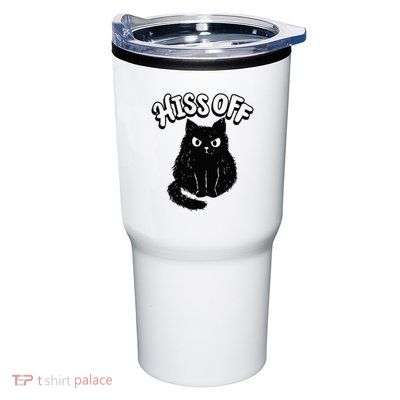Hiss Off Grumpy Animal Lover Cute Kitten Cat Pet Owner Tumbler