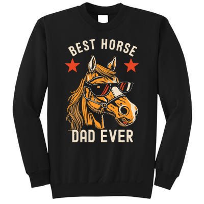 Horse Owner Gift Man Best Horse Dad Ever Sweatshirt