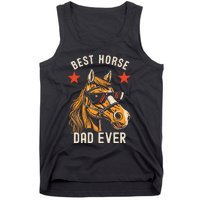 Horse Owner Gift Man Best Horse Dad Ever Tank Top