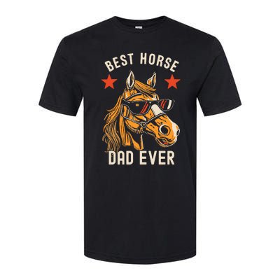 Horse Owner Gift Man Best Horse Dad Ever Softstyle® CVC T-Shirt