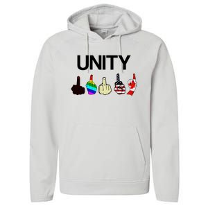 Hang Over Gang Unity Flags Performance Fleece Hoodie