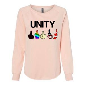 Hang Over Gang Unity Flags Womens California Wash Sweatshirt