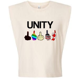 Hang Over Gang Unity Flags Garment-Dyed Women's Muscle Tee