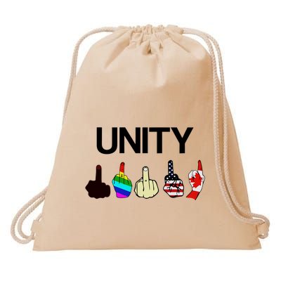 Hang Over Gang Unity Flags Drawstring Bag