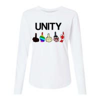 Hang Over Gang Unity Flags Womens Cotton Relaxed Long Sleeve T-Shirt