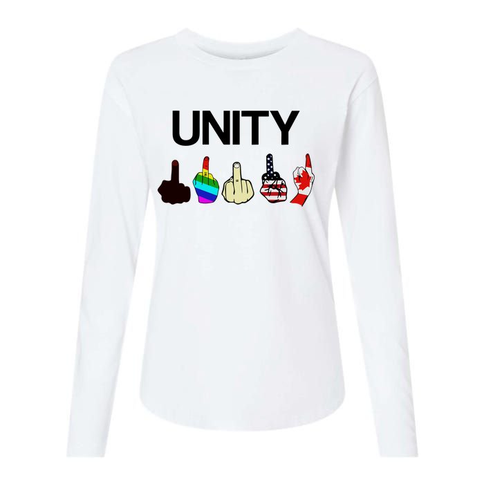 Hang Over Gang Unity Flags Womens Cotton Relaxed Long Sleeve T-Shirt