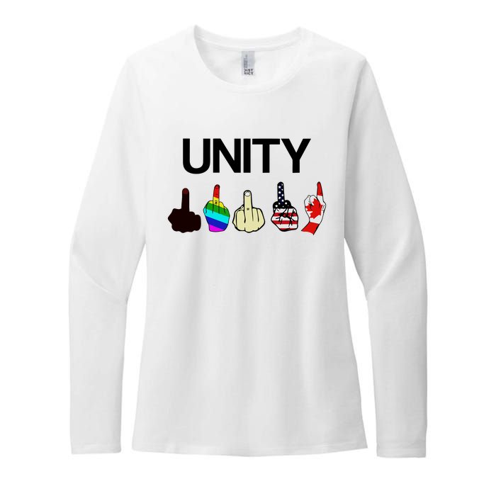 Hang Over Gang Unity Flags Womens CVC Long Sleeve Shirt