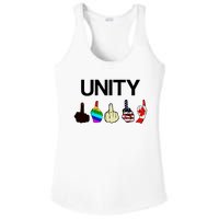 Hang Over Gang Unity Flags Ladies PosiCharge Competitor Racerback Tank