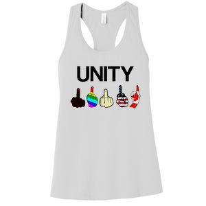 Hang Over Gang Unity Flags Women's Racerback Tank