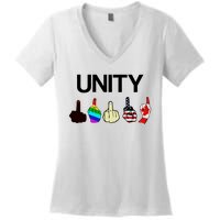 Hang Over Gang Unity Flags Women's V-Neck T-Shirt