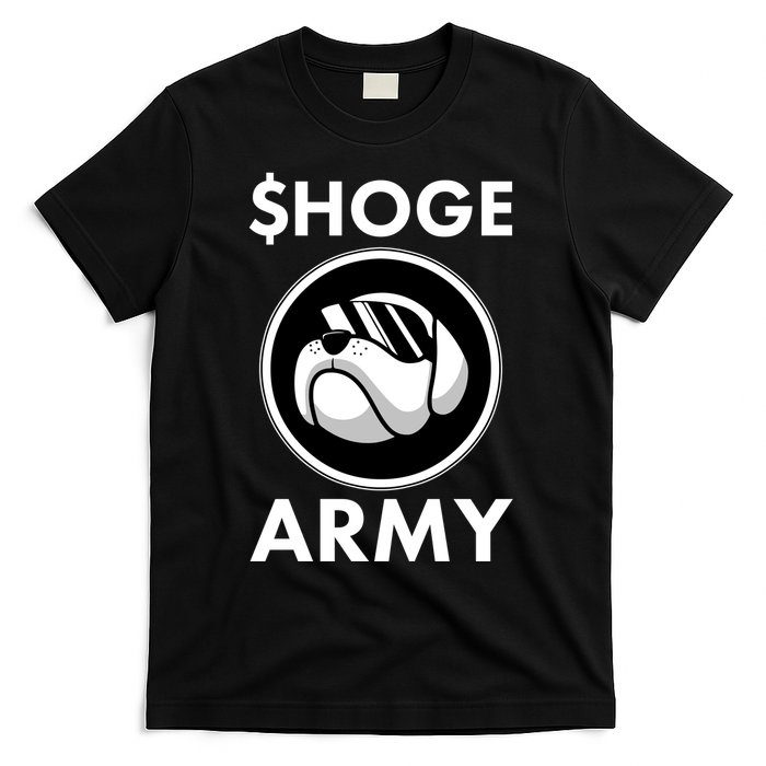 $HOGE ARMY Bitcoin Crypto Coin Doge T-Shirt
