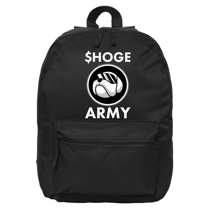 $HOGE ARMY Bitcoin Crypto Coin Doge 16 in Basic Backpack