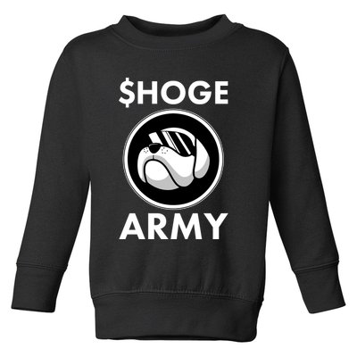 $HOGE ARMY Bitcoin Crypto Coin Doge Toddler Sweatshirt