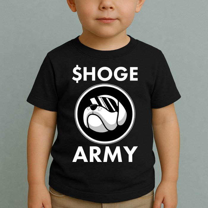 $HOGE ARMY Bitcoin Crypto Coin Doge Toddler T-Shirt
