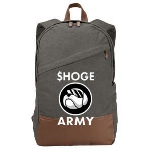 $HOGE ARMY Bitcoin Crypto Coin Doge Cotton Canvas Backpack