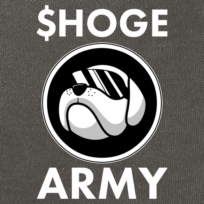 $HOGE ARMY Bitcoin Crypto Coin Doge Cotton Canvas Backpack