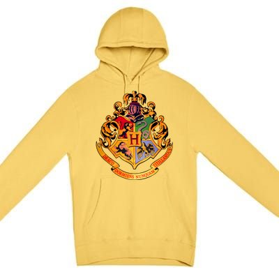 Hogwarts School Emblem Premium Pullover Hoodie