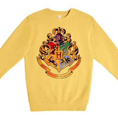 Hogwarts School Emblem Premium Crewneck Sweatshirt