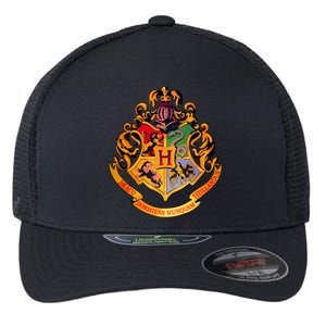 Hogwarts School Emblem Flexfit Unipanel Trucker Cap