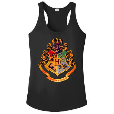 Hogwarts School Emblem Ladies PosiCharge Competitor Racerback Tank